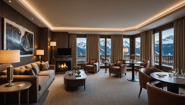 Hôtel 5 étoiles courchevel : raffinement au cœur des alpes